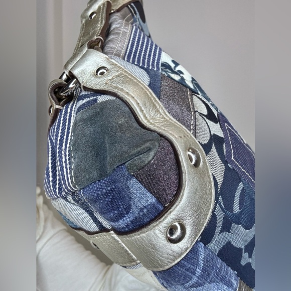 Coach Carly Denim Patchwork Vintage Y2K EUC - Picture 11 of 16